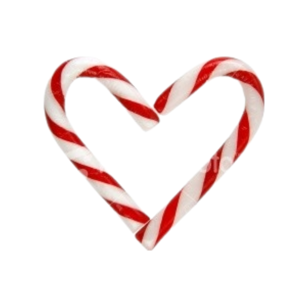 candy cane heart