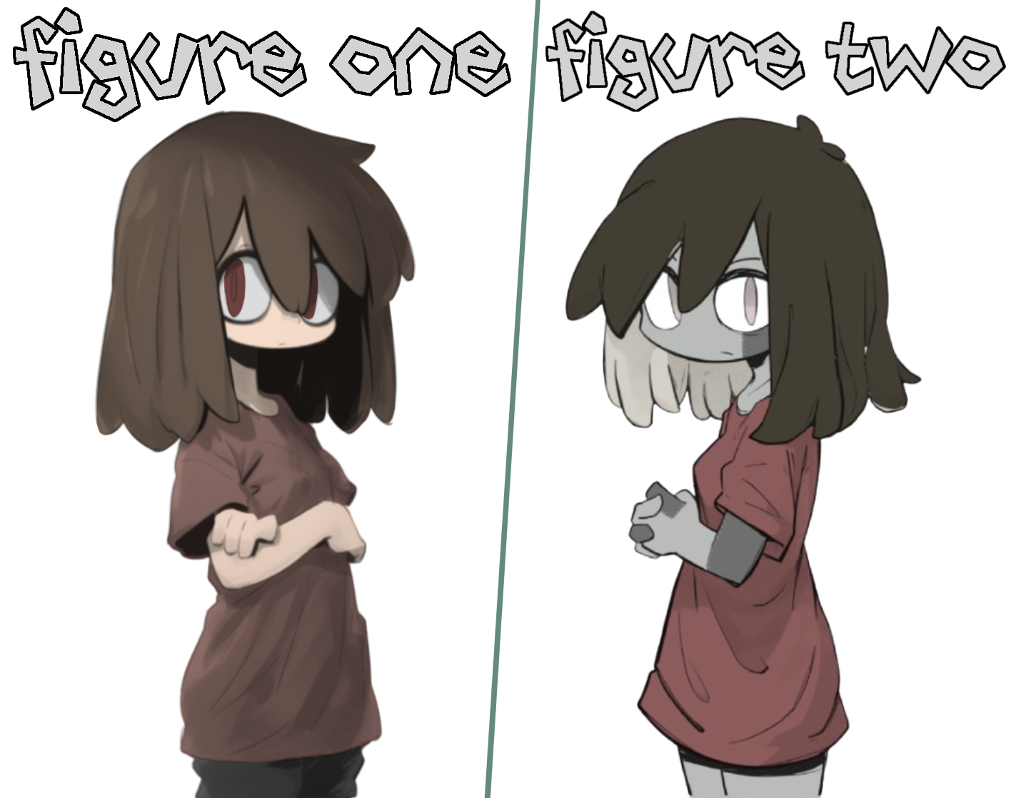 before and after death art.