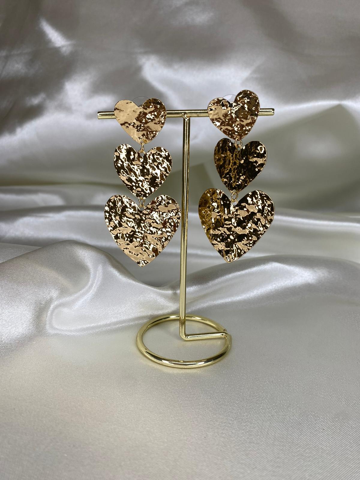 S. Steel Tripple Hearts