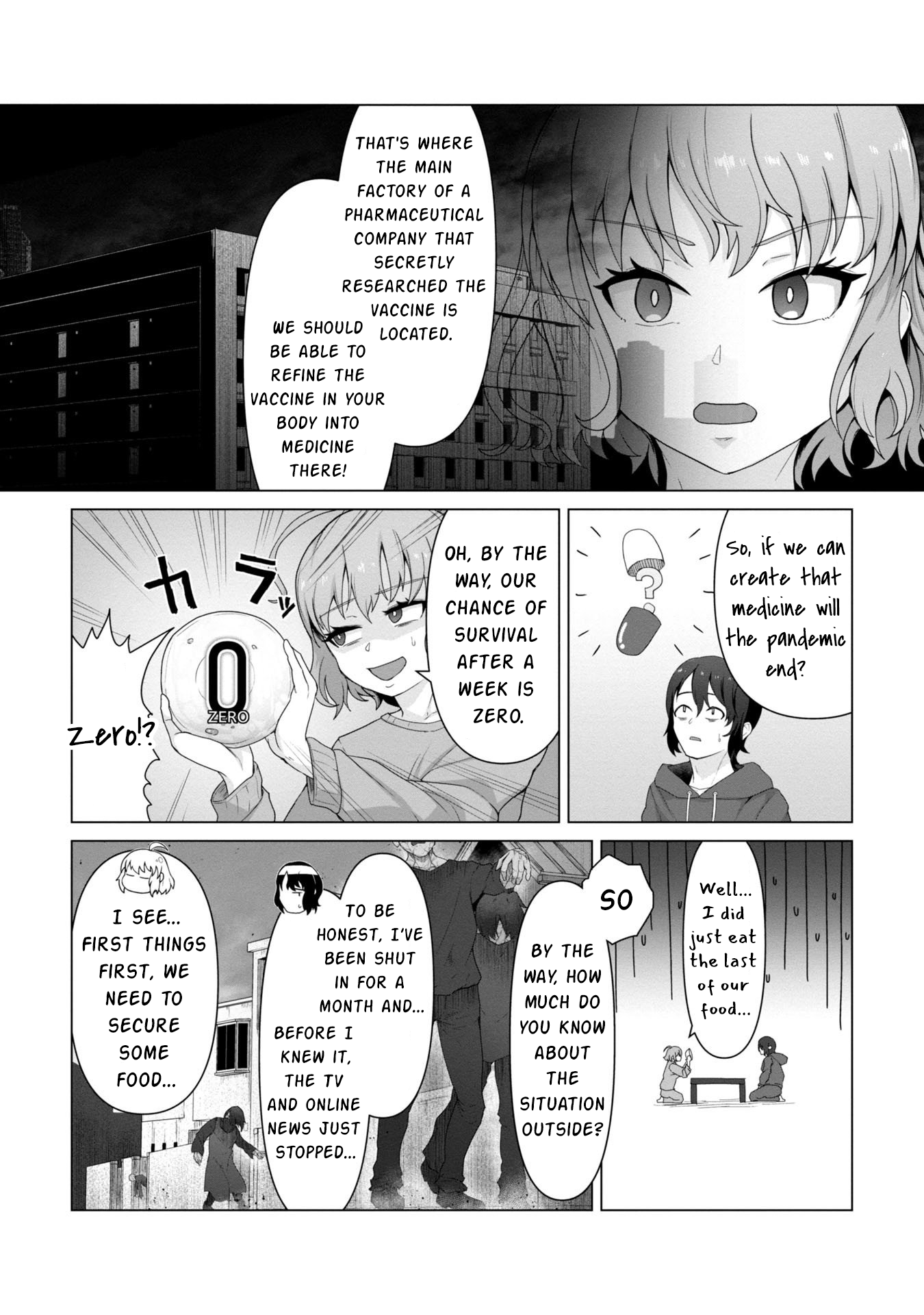 Ore no Vaccine dake ga Zombie shita Sekai wo Sukueru Chapter 2 page