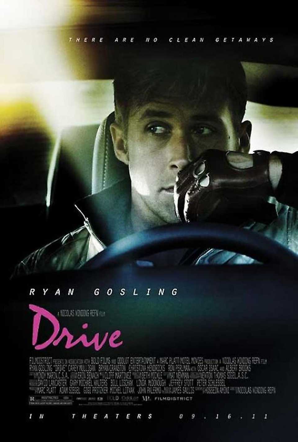 movie poster of drive with ryan gostling