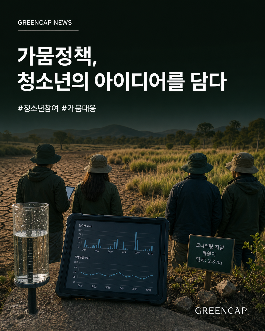 청소년 참여 가뭄 대응 정책 그린캡뉴스