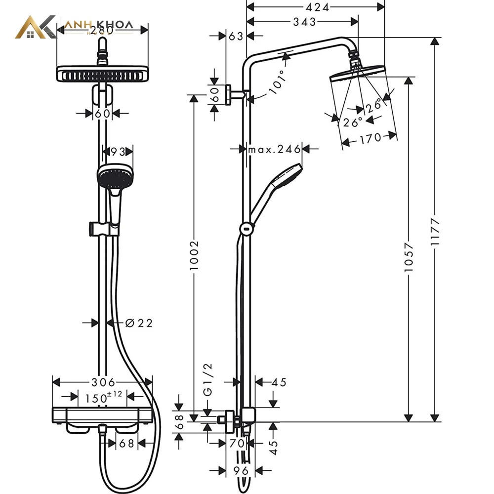 sen-tam-cay-hansgrohe-27630000