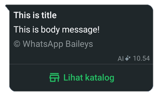 Vreden Greeting Message