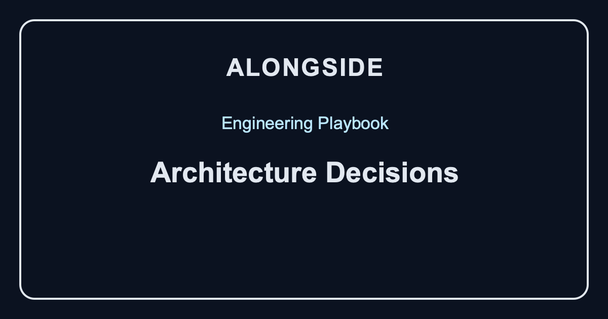Architecture Decisions Don’t Belong in Hallway Conversations Anymore