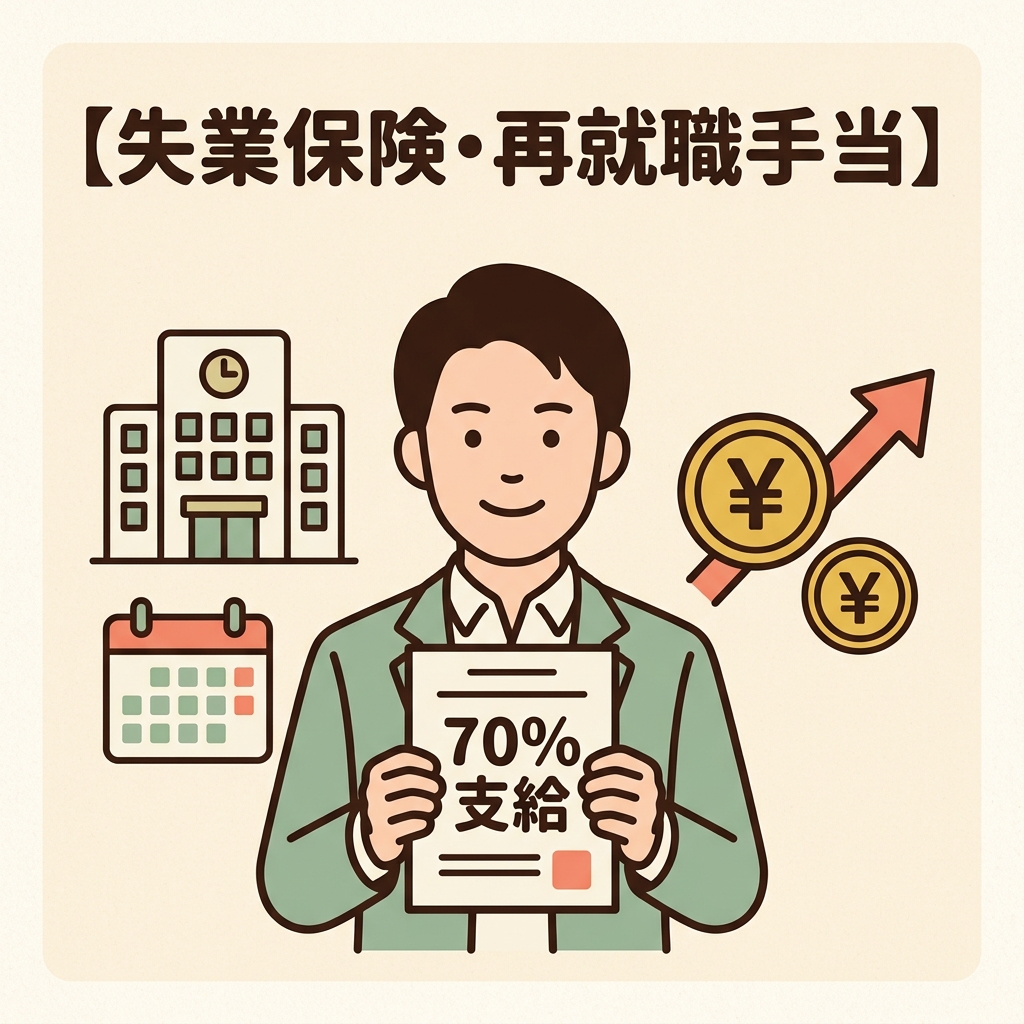 【失業保険・再就職手当】自己都合1ヶ月短縮と最大70%一括受給ガイド