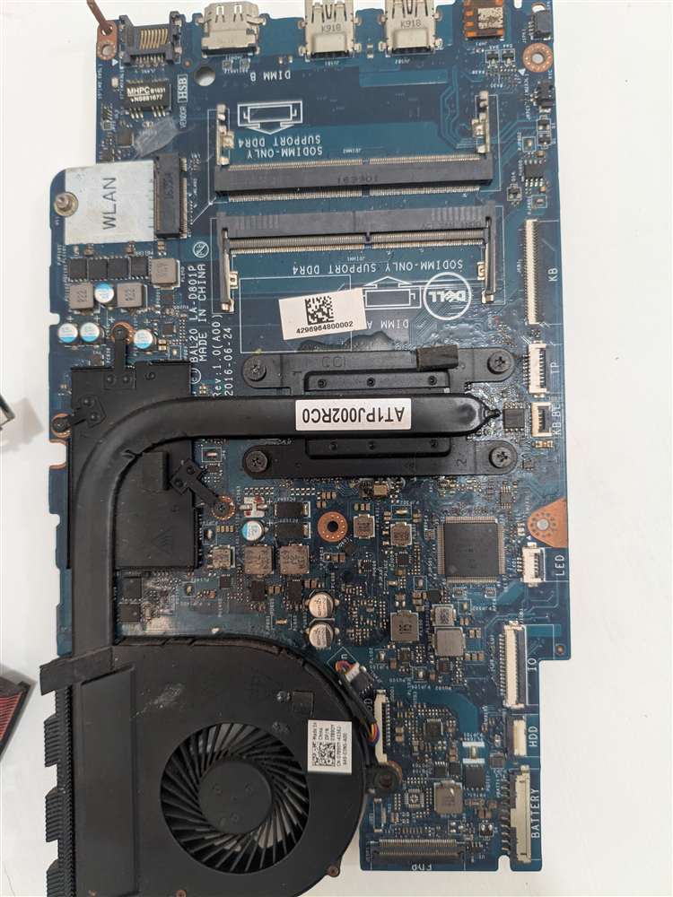 Motherboard Dell Inspiron 14 (BAL20 LA-D801P) foto 1