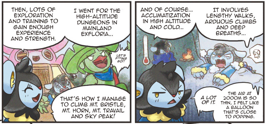 exfloria is what they call grass continent because thats where explorers games are set and youll never guess what rescuia superia and infini are