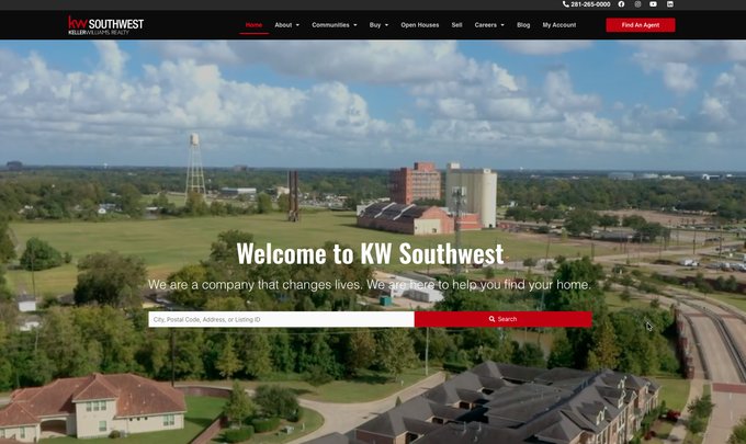 KW Southwest Website