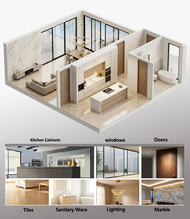 Chinese factory showroom and production