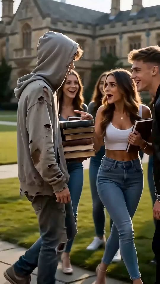 HE MOCKED A “POOR” STUDENT IN A TORN HOODIE AT ST. JUDE… THEN THE STERLING HEIR DESTROYED HER ENTIRE WORLD