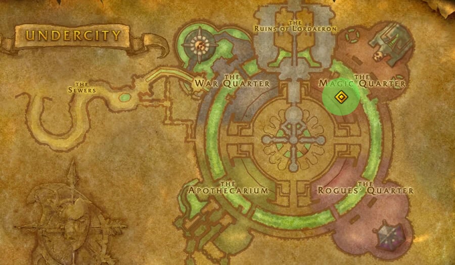 Undercity Owen Thadd Library Book Turn-In Location WoW Forever
