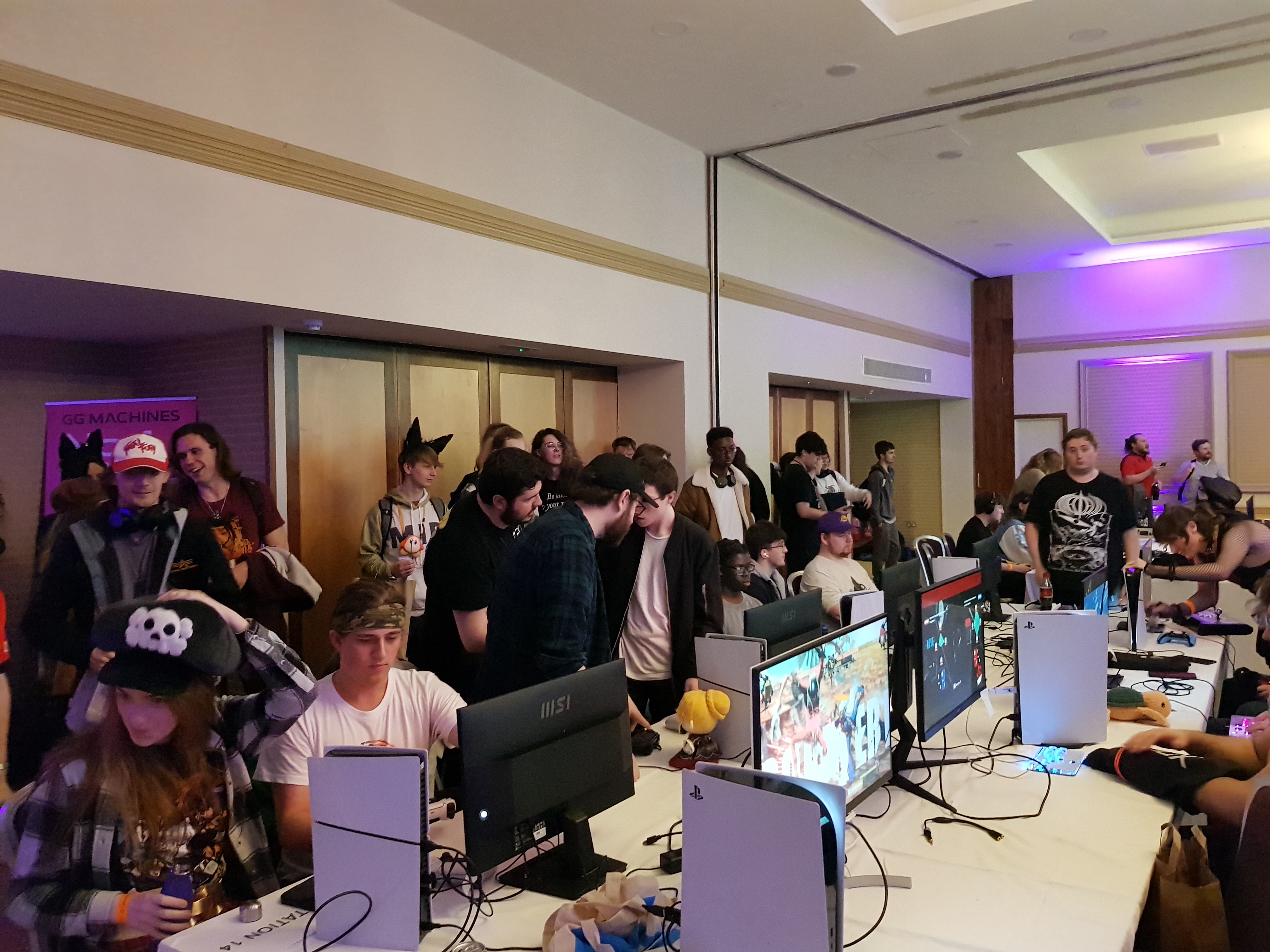 A general view of the tournament suite at IGM