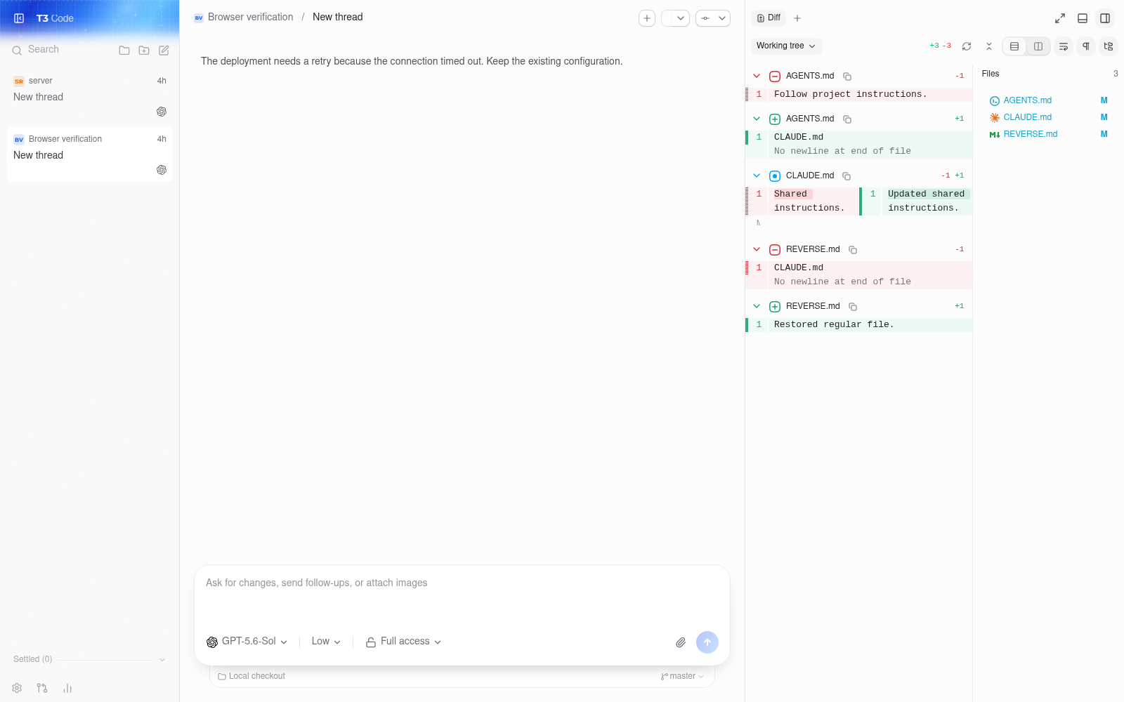 Split view works after reload with the file tree enabled