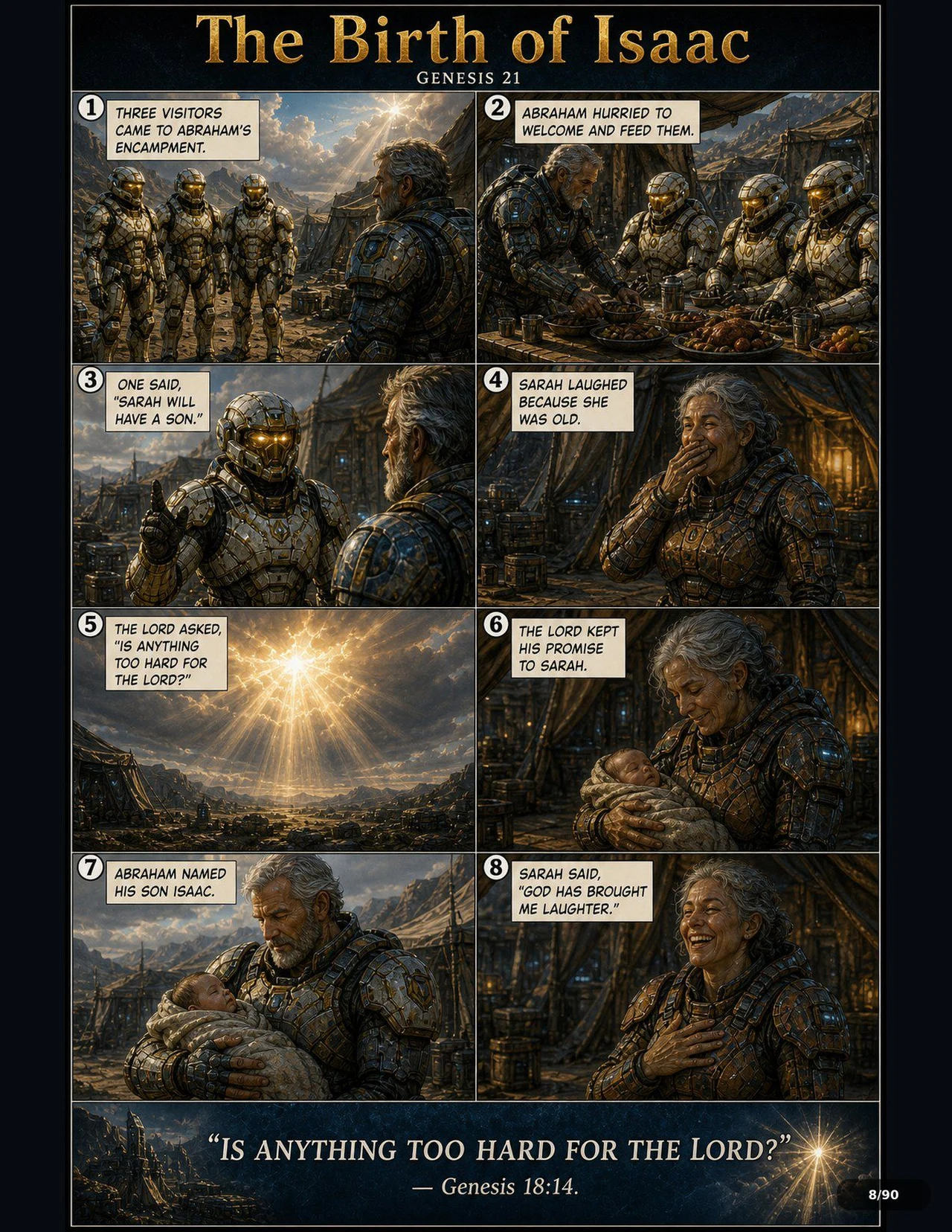 Genuine Birth of Isaac interior page