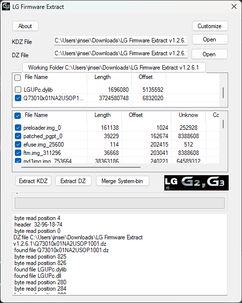 Image of KDZ Extractor