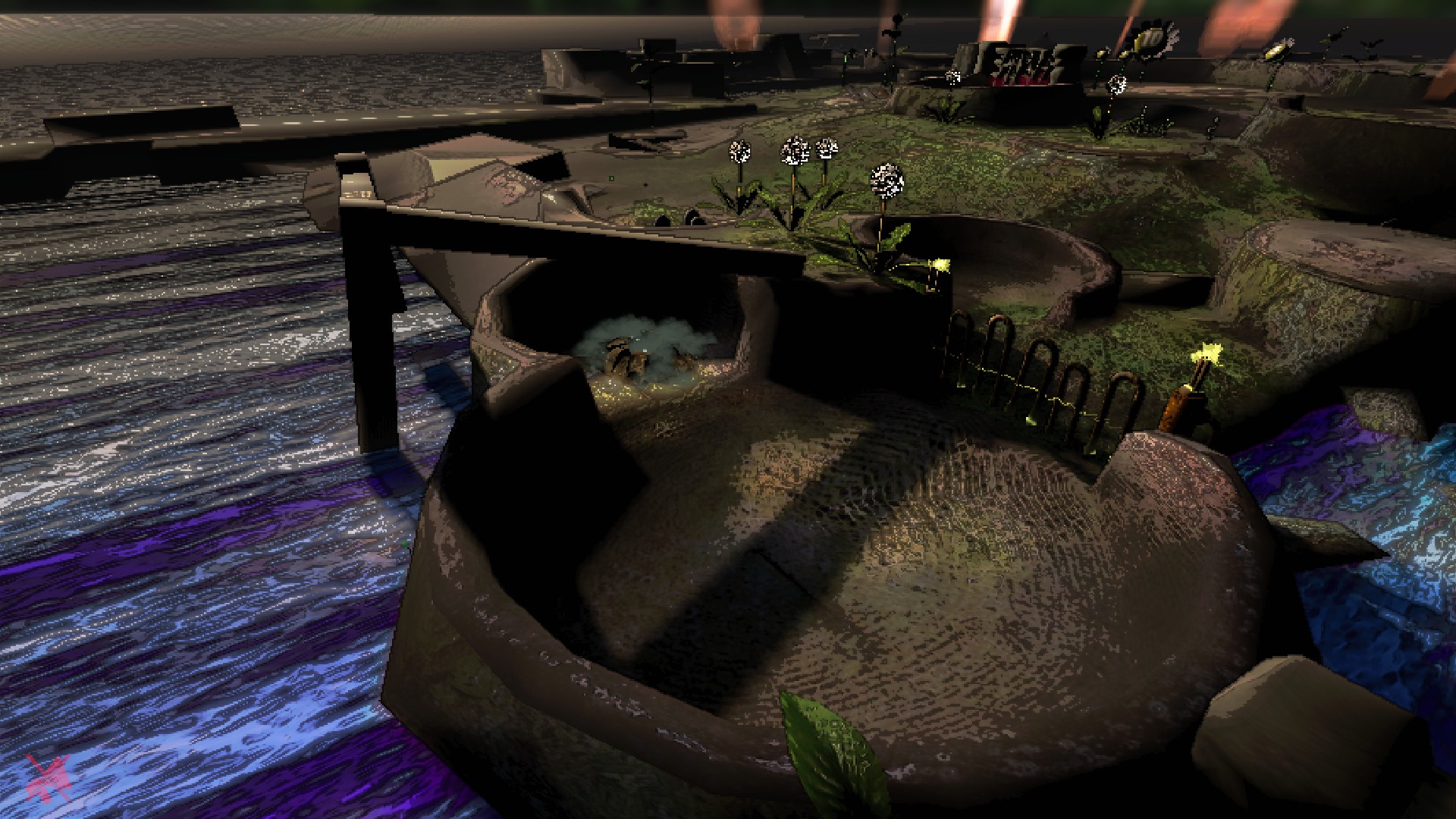 Another electric gate and fire exit. (Glutton's Kitchen)