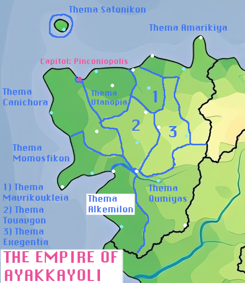 Pre-unification map of Ayakkayoli