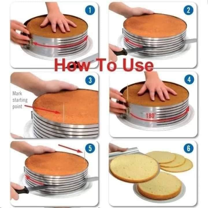 طقم قطاعة كيك شرائح