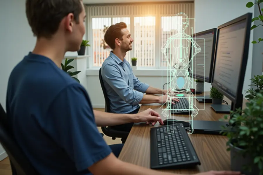 Ergonomik ofis değerlendirmesi ve postür analizi