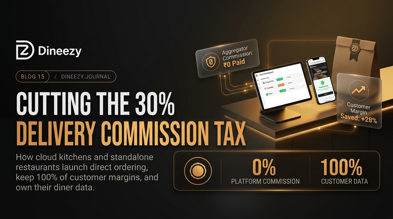 Cutting the 30% Delivery Tax: How Indian Restaurants Build a Direct Zero-Commission Ordering Channel