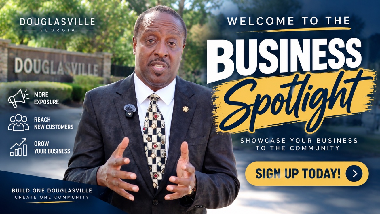 Video preview for the Douglasville Business Spotlight