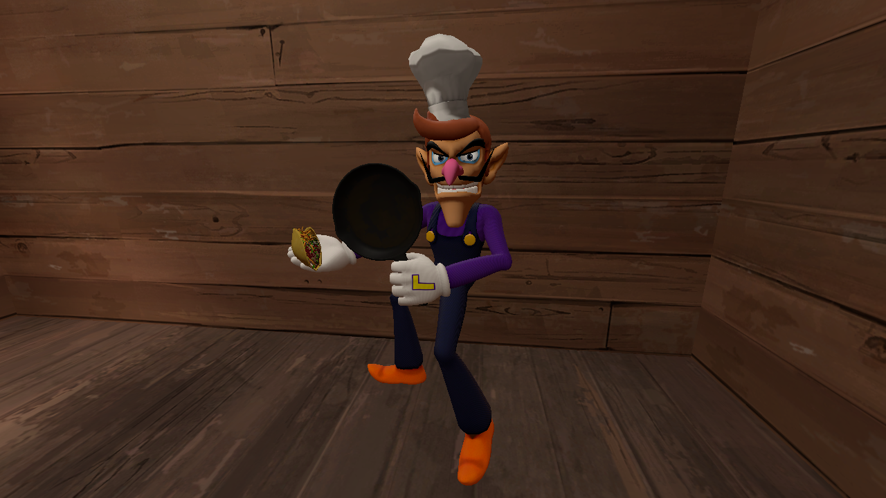 Waluigi Bike Artwork