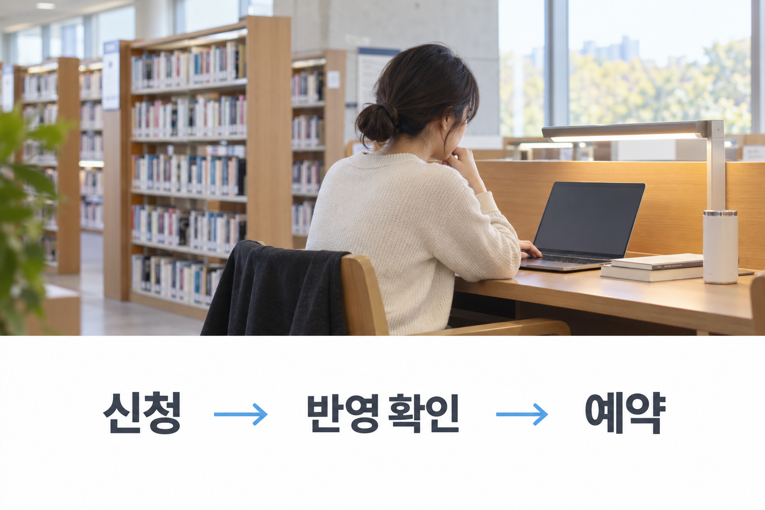 추가신청 뒤 올해 대상 반영 항목을 확인하고 예약하는 순서