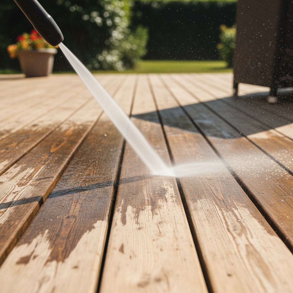 Pressure Washing Wood Decks: The Right Way