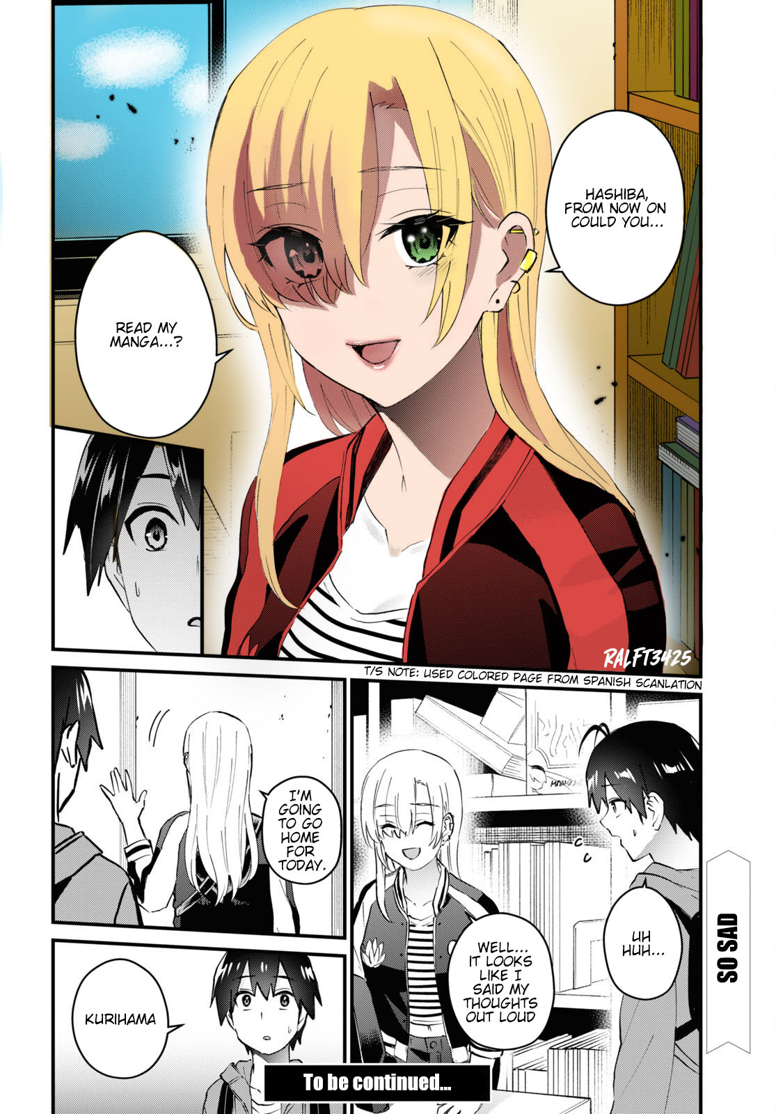 Hajimete no Gal Chapter 140 page
