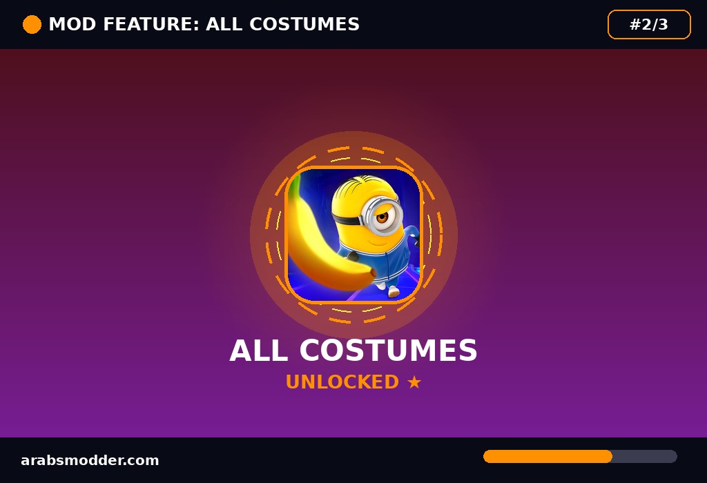Minion Rush MOD — costumes
