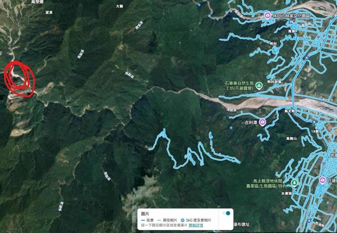 圖 堰塞湖霸體250公尺你跟我用人挖??