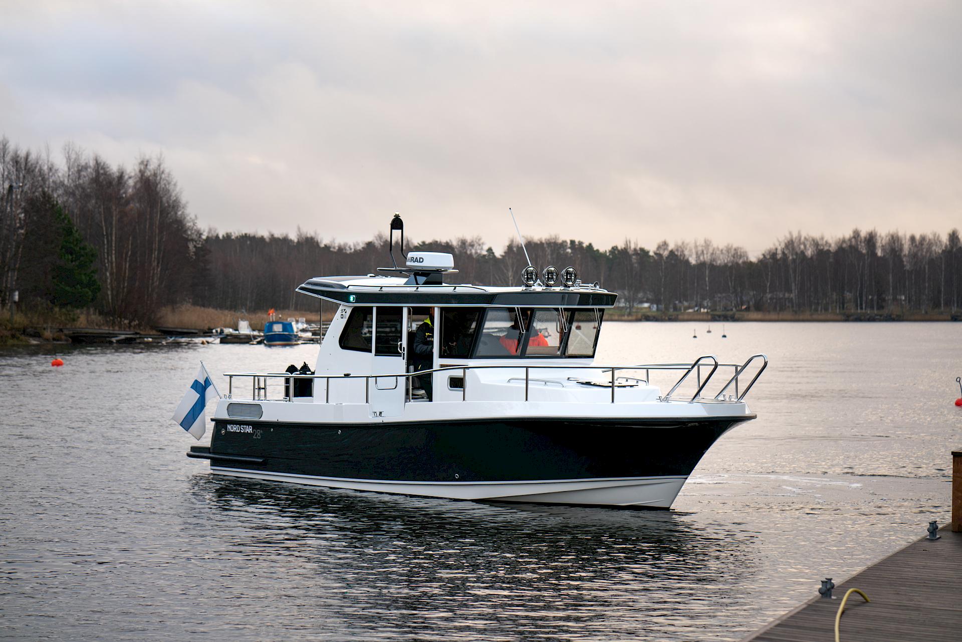 Nord Star 28+ Patrol — на ходу