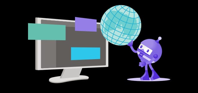 Premium Infrastructure with glowing effect