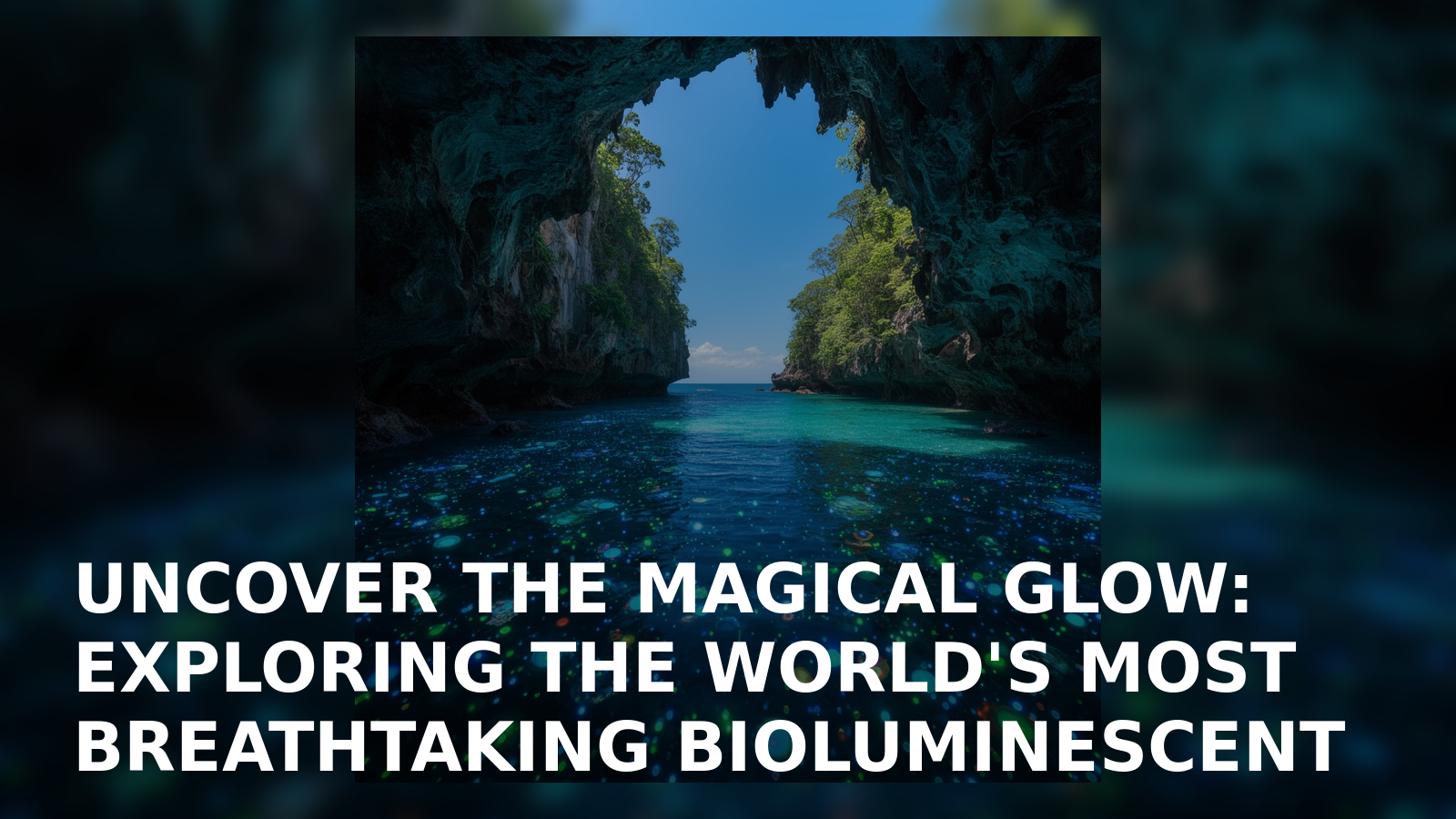 Uncover the Magical Glow: Exploring the World's Most Breathtaking Bioluminescent Bays, Where the Ocean Shines Like the Stars
