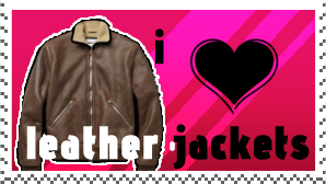 i heart leather jackets
