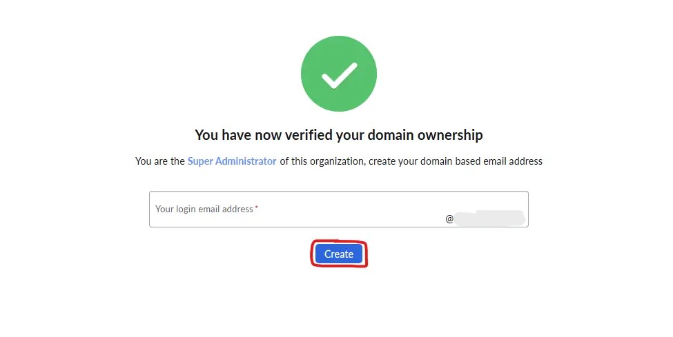 Membuat email domain untuk login