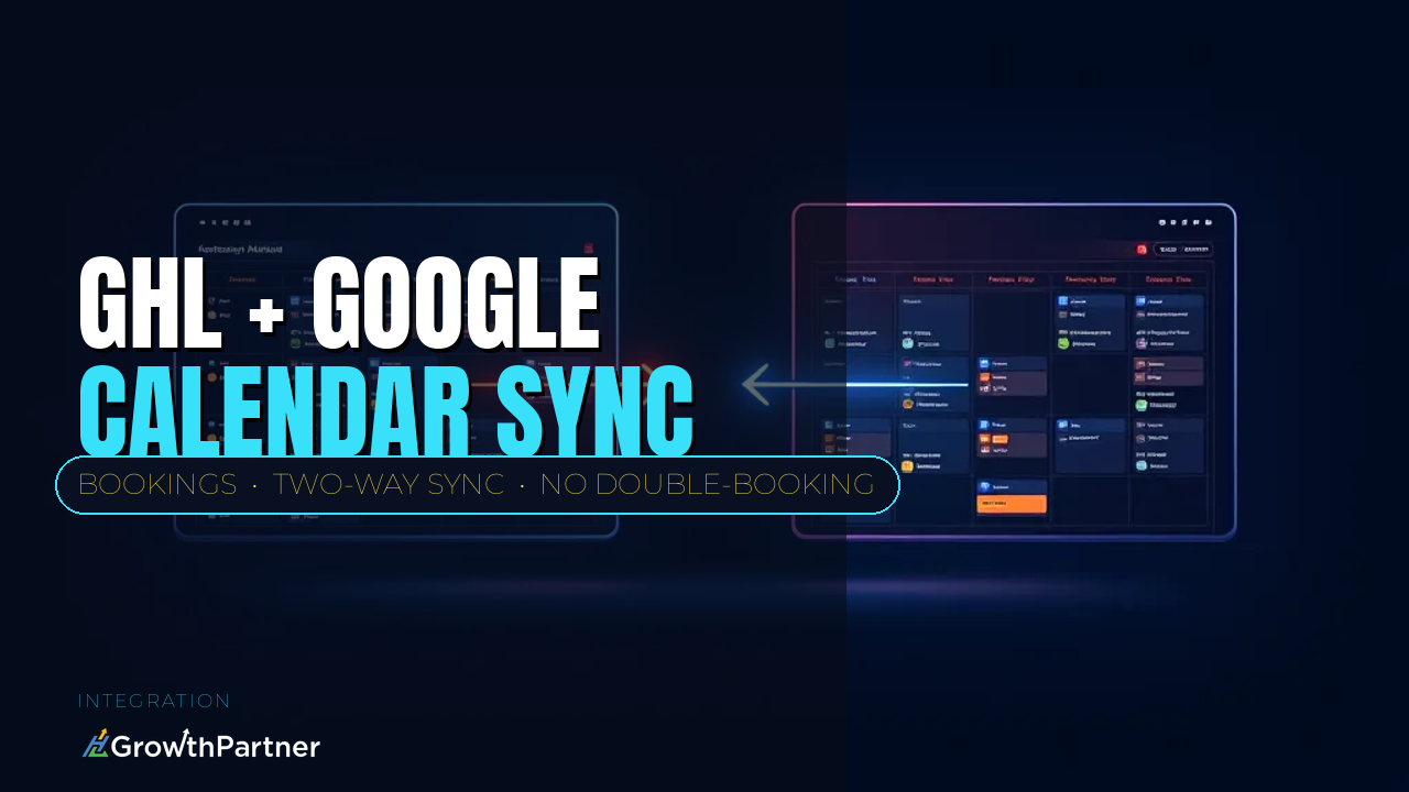 GoHighLevel + Google Calendar Two-Way Sync: Eliminating Double-Bookings (2026) — HL Growth Partner, Dr Priya Jaganathan