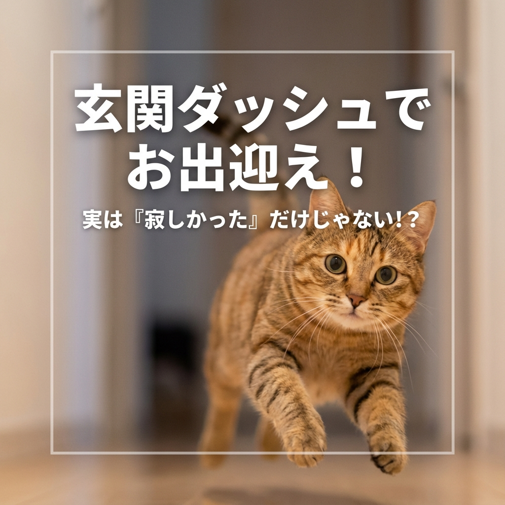 猫が玄関でお出迎えする理由とは?心温まる瞬間の真実 - Image 1