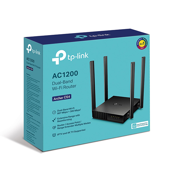 Bộ phát wifi TP-Link Archer C54 AC1200Mbps