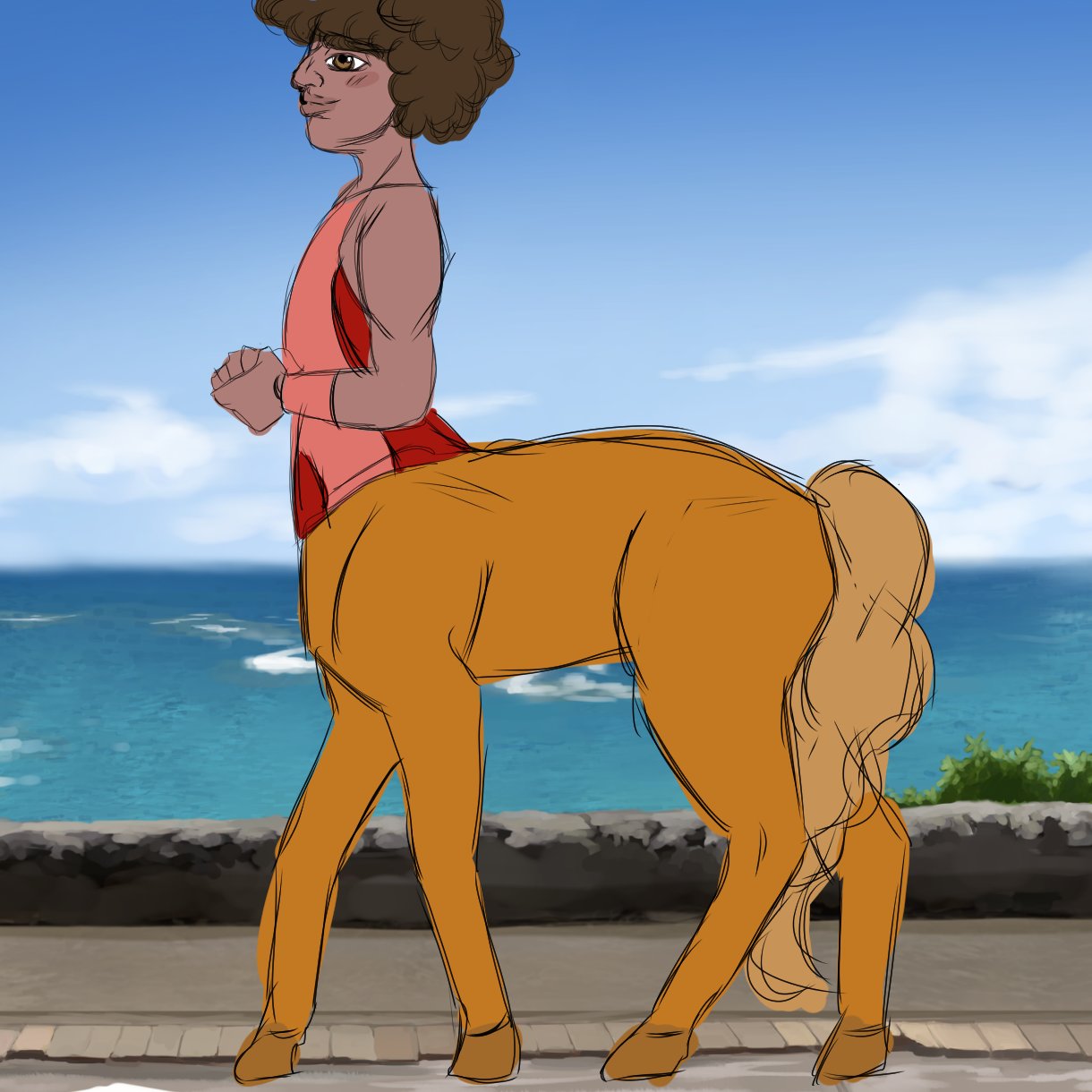 centaur by the sea