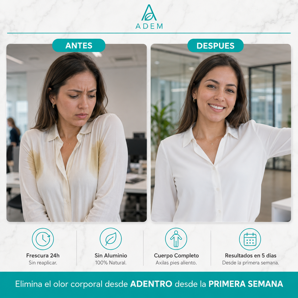 Antes y despues - transformacion real