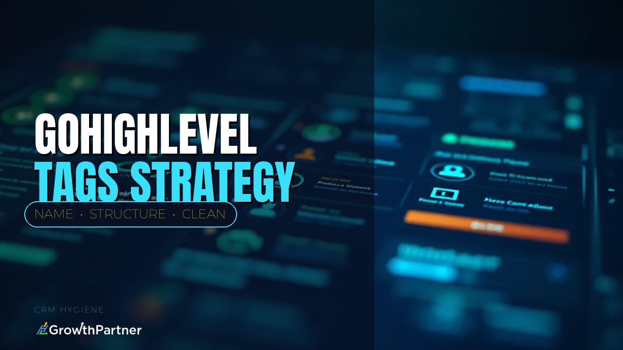 GoHighLevel Tags Strategy: Naming, Structure and Hygiene (2026) — HL Growth Partner, Dr Priya Jaganathan
