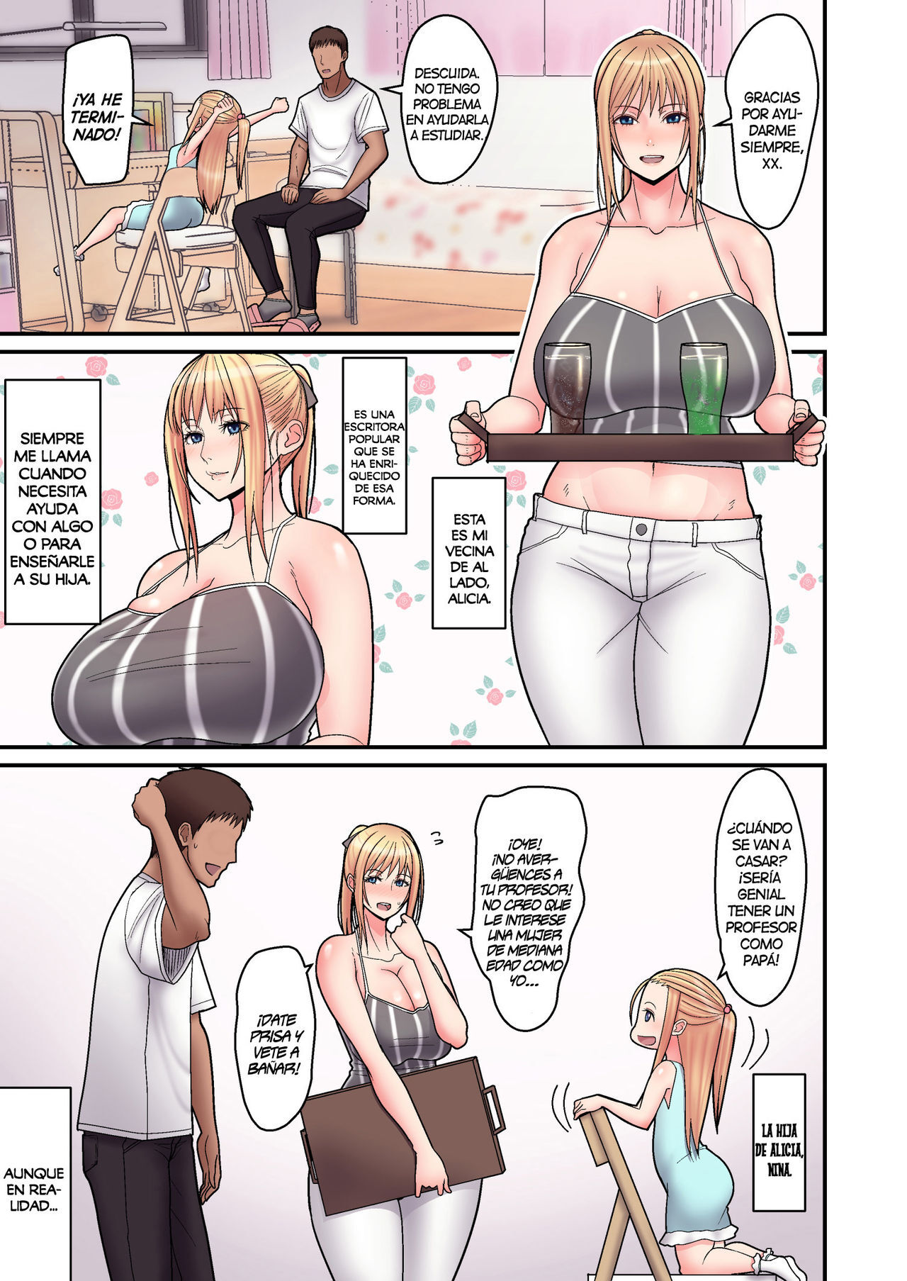 Un dulce amor con una madre soltera rubia Erojins (2)