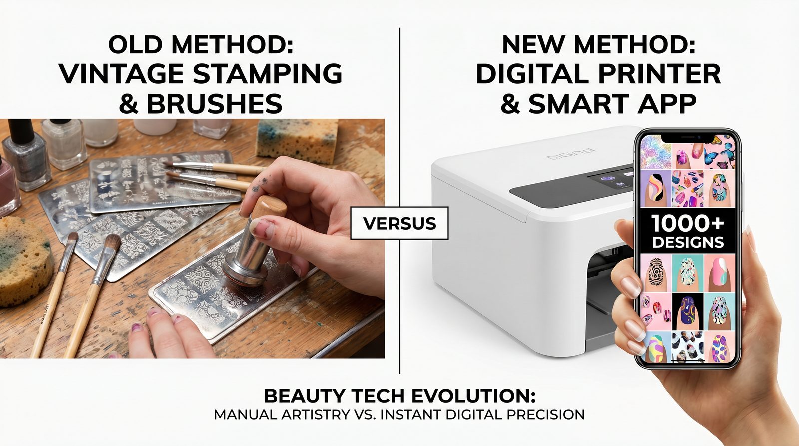 nail printer vs stamping — Nail Printer vs Stamping Plates