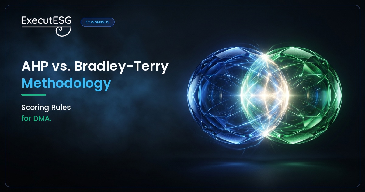 The Bradley-Terry Model in Materiality Assessments: Statistical Consensus for CSRD Compliance