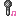 A pixel of a microphone with pink notes, it vibrates pink sound too.
