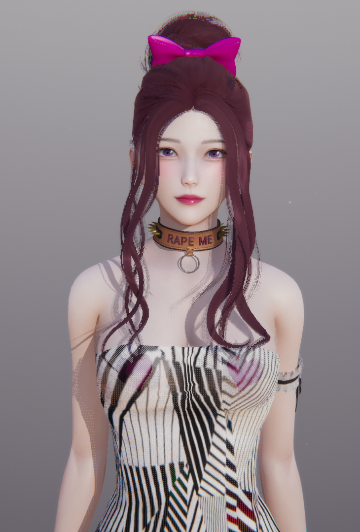 【  乱  戴  颈  环  的  小  姐  姐  】