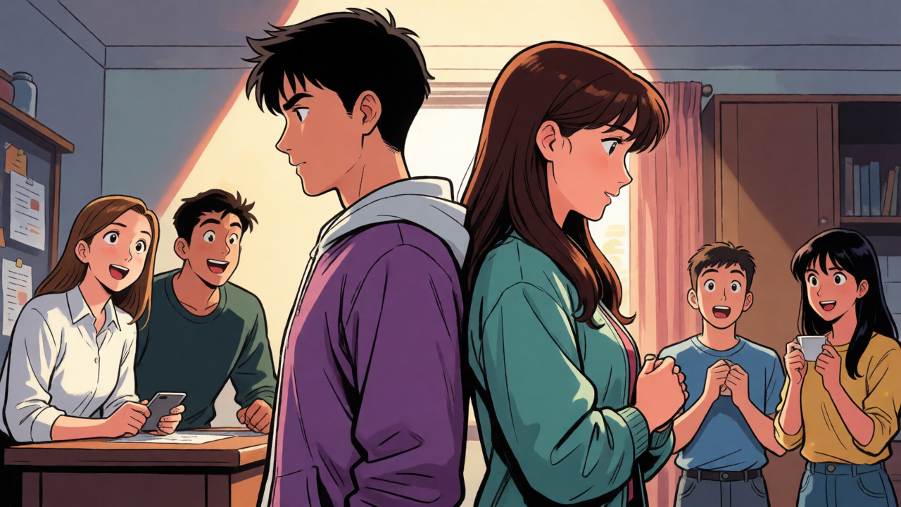 Fight the Issue, Not the Person - anime illustration