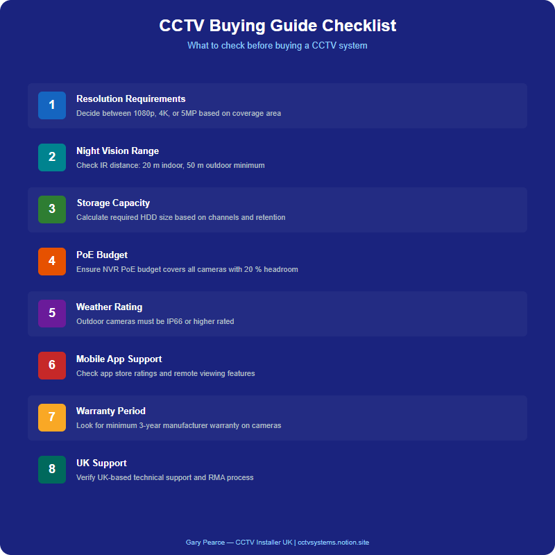Infographic: System Audit Checklist: Annual CCTV Review